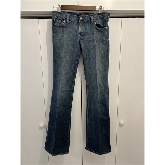 Blue Cult Denim - VTG Y2K Blue Cult Jeans Women's Sz 28 Flared Low Rise Denim MADE IN USA,‎ 30x33